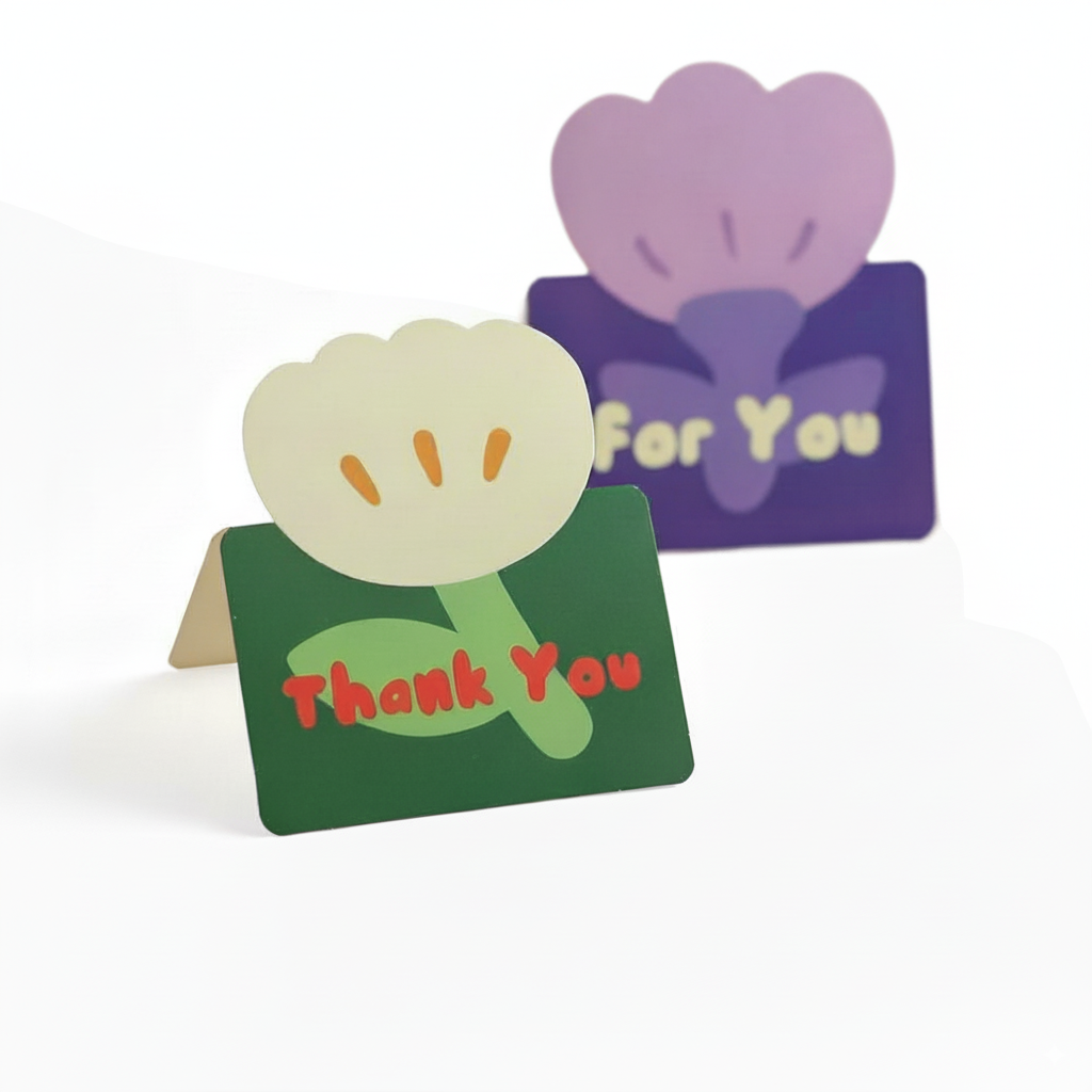 3D Flower Greeting Cards Set