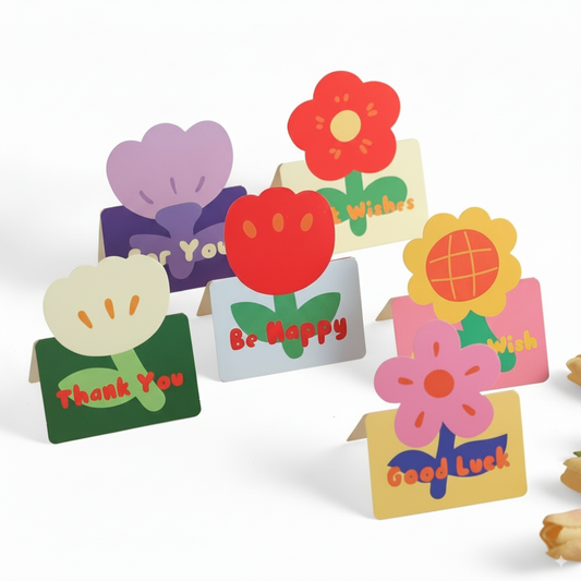 3D Flower Greeting Cards Set