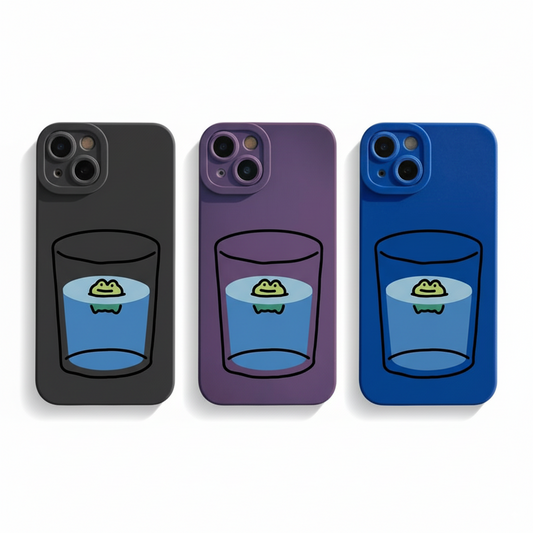 Hoppy Frog in a Cup Soft Phone Case