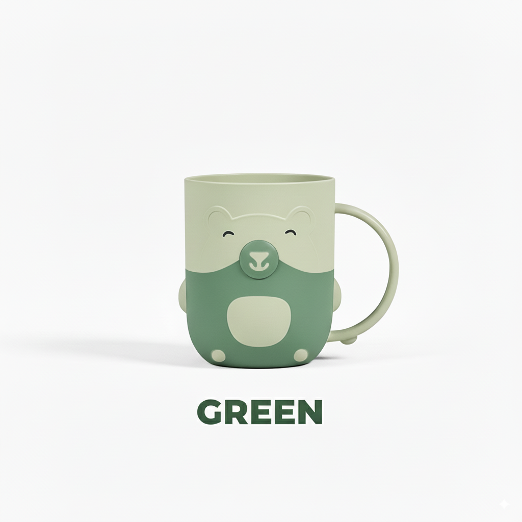 Macaron Colour Animal Bathroom Rinse Cup