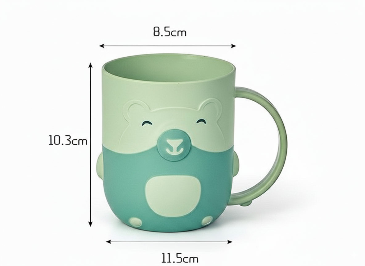 Macaron Colour Animal Bathroom Rinse Cup