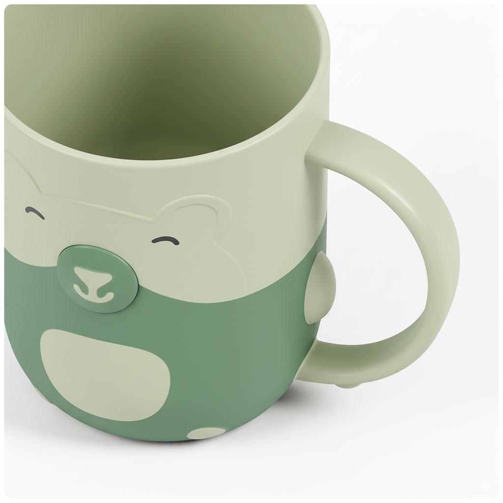 Macaron Colour Animal Bathroom Rinse Cup