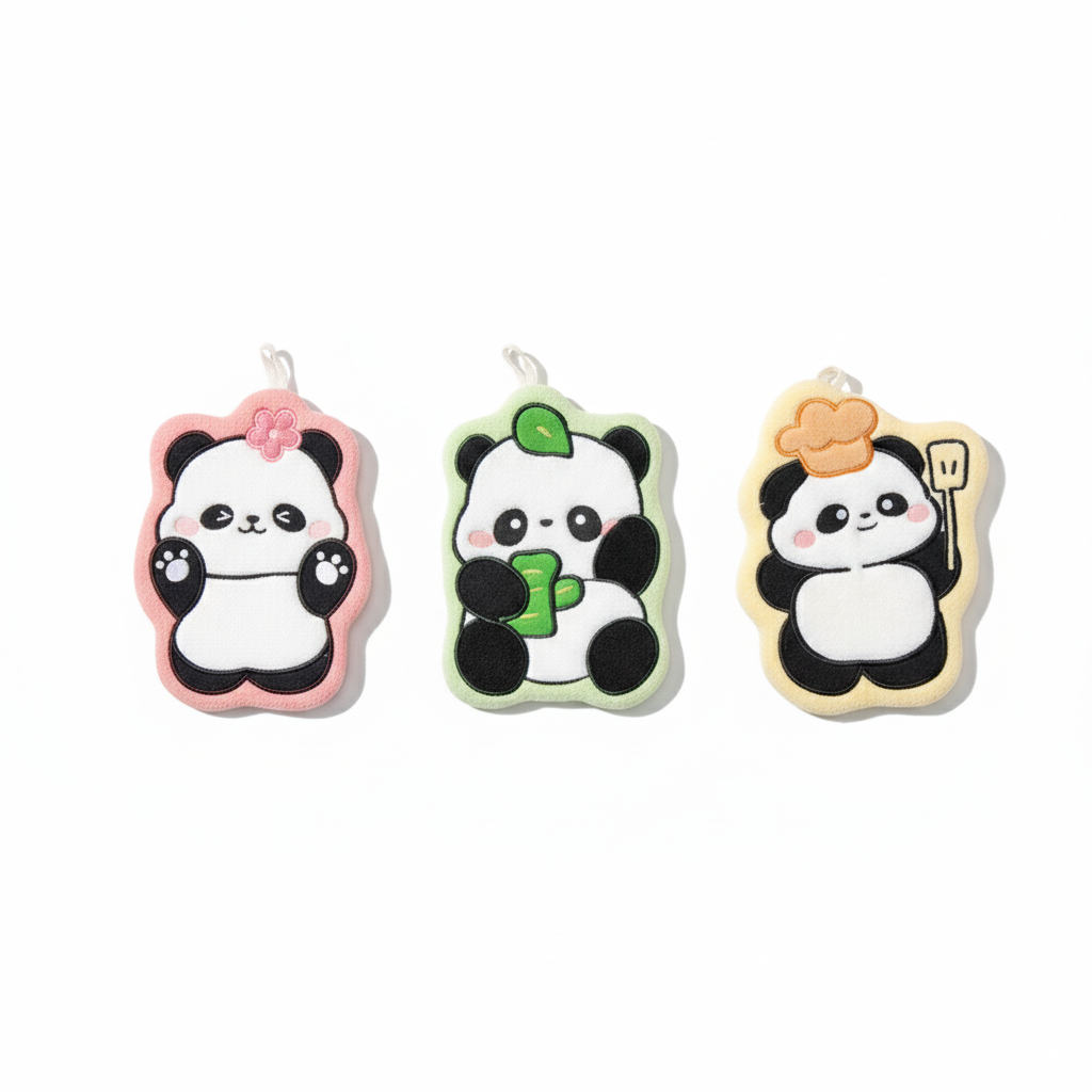 Happy Panda Chef Cozy Hand Towel