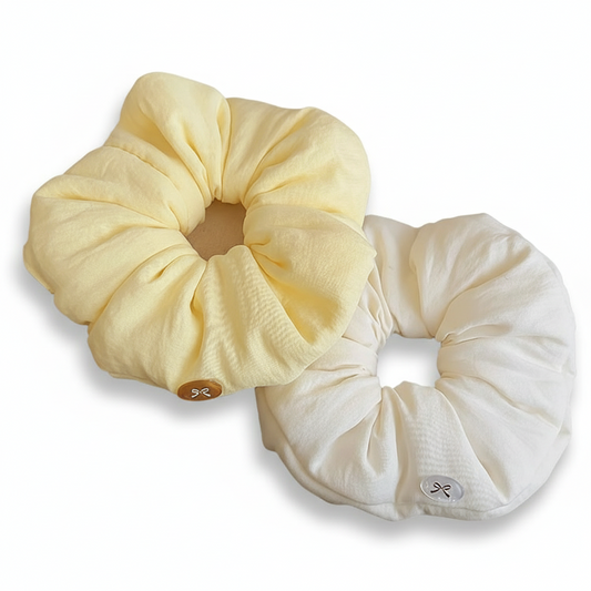 Puffy Style 2-in-1 Hair Ties Set (One of Each)