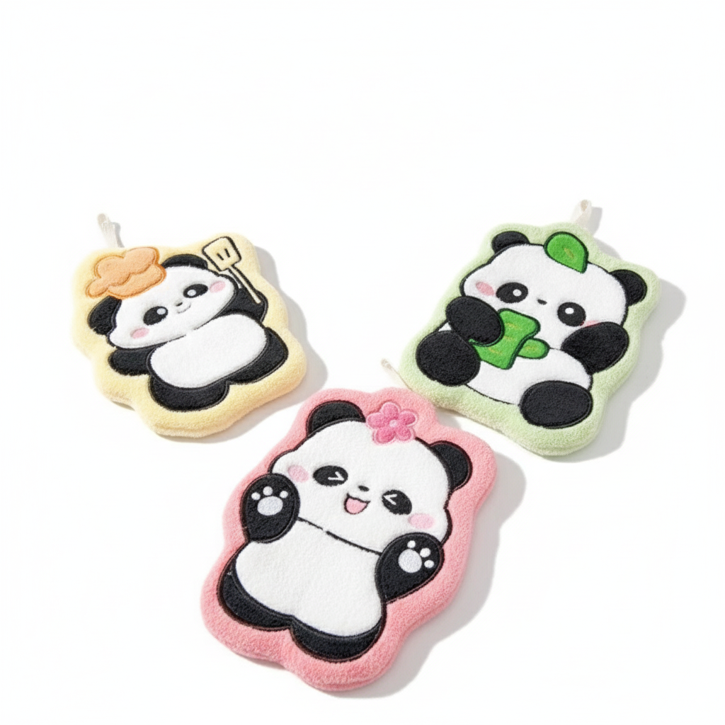 Happy Panda Chef Cozy Hand Towel