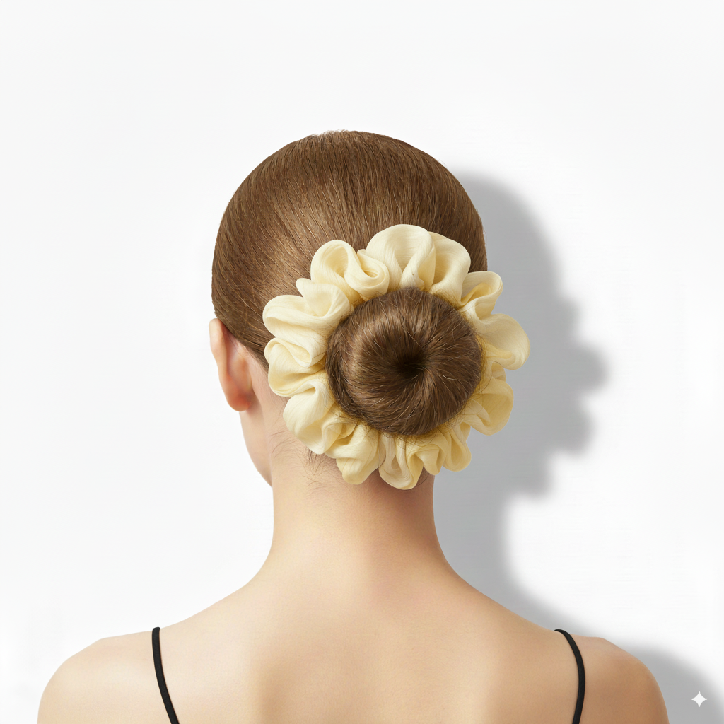 Puffy Style 2-in-1 Hair Ties Set (One of Each)