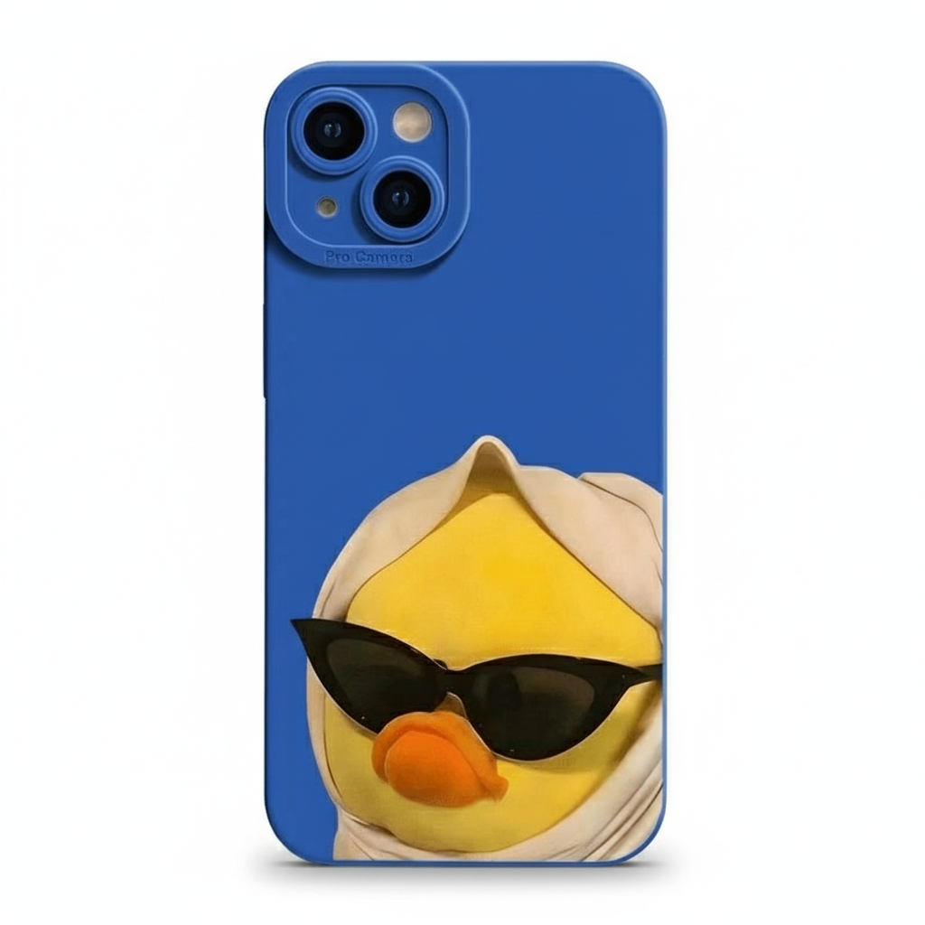 Hip Duck with Shades Soft Phone Case