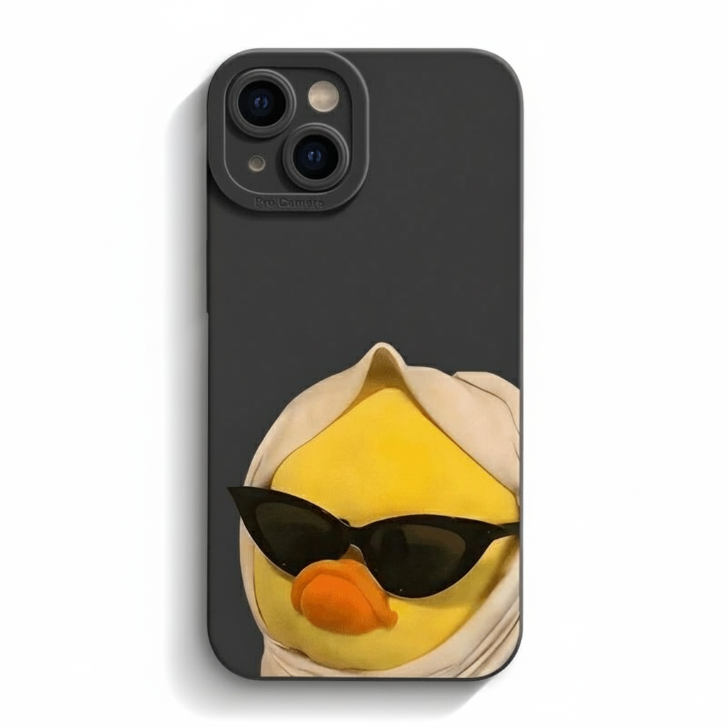 Hip Duck with Shades Soft Phone Case