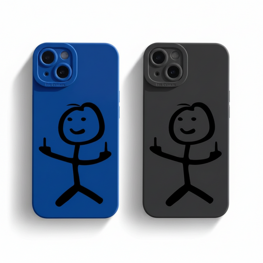 Stickman Taunt Soft Phone Case