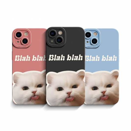 Playful Cute Kitty Soft Phone Case