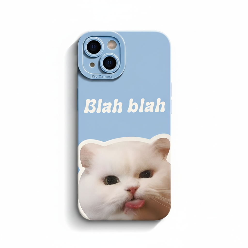 Playful Cute Kitty Soft Phone Case