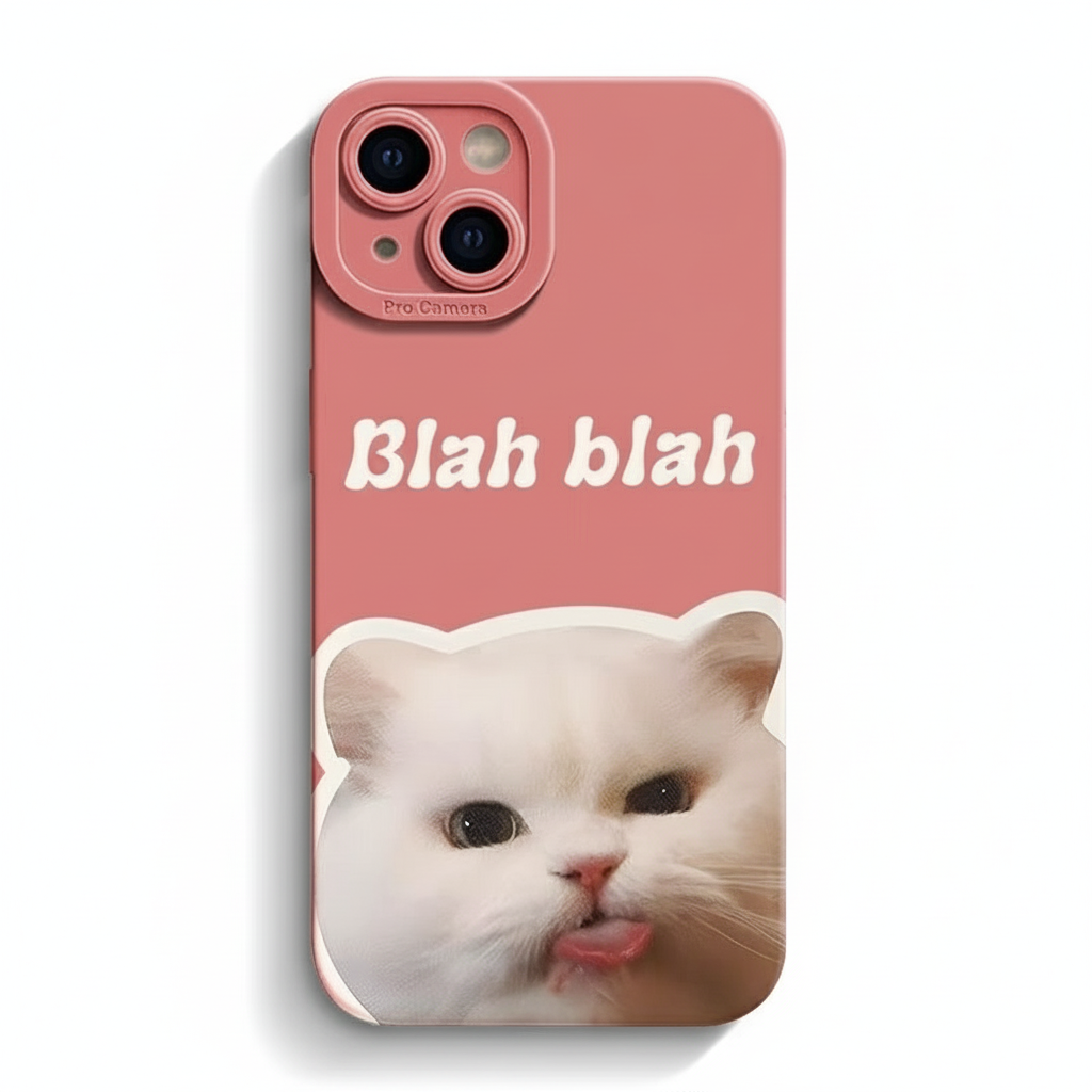 Playful Cute Kitty Soft Phone Case
