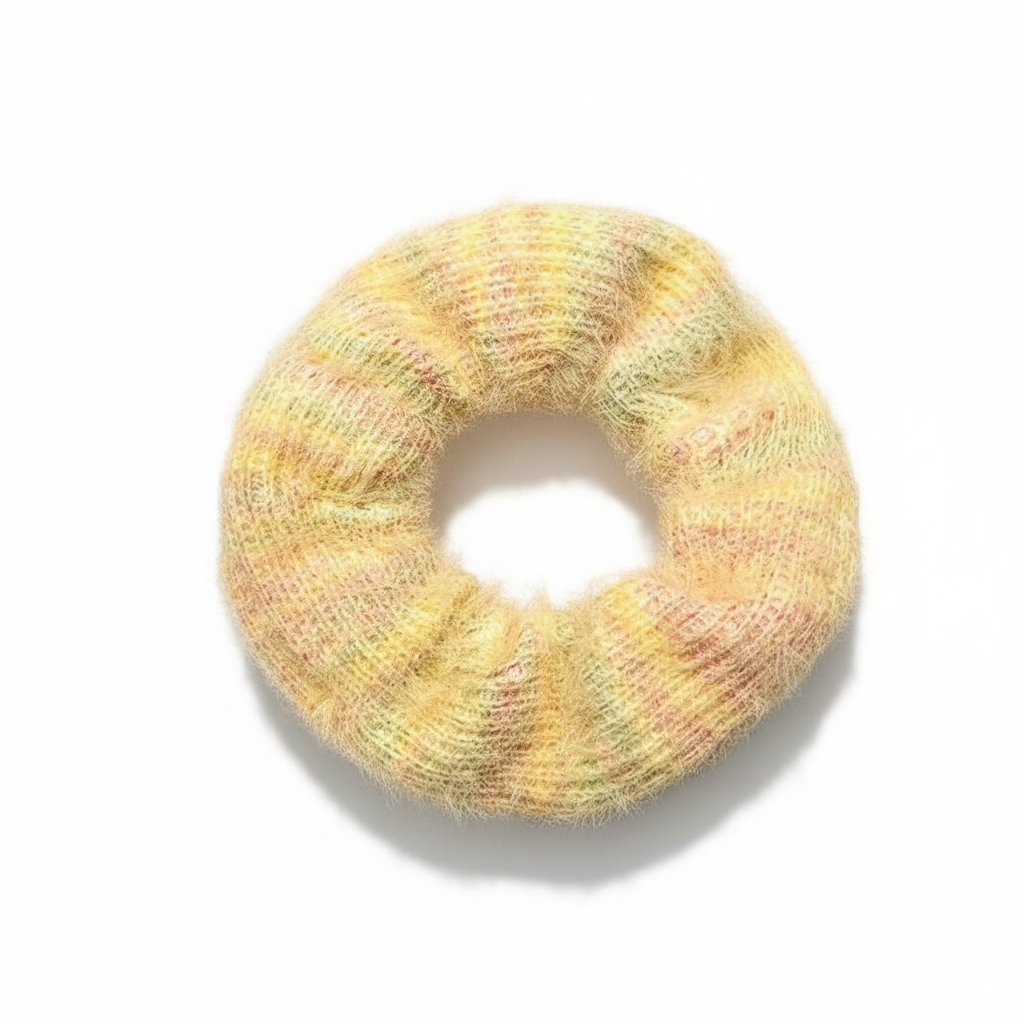 Soft Yarn Sweet 4-in-1 Hair Ties Set (One of Each)