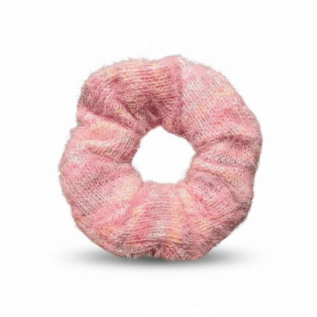 Soft Yarn Sweet 4-in-1 Hair Ties Set (One of Each)