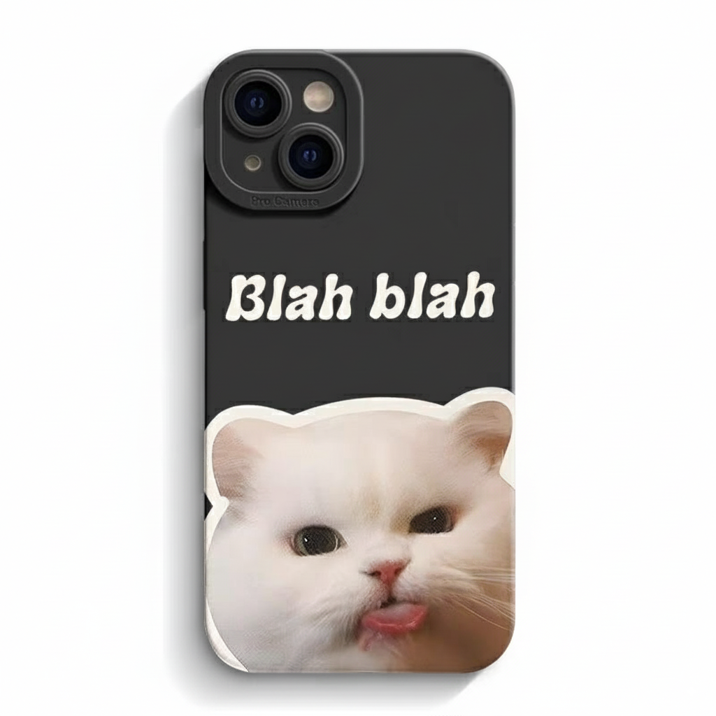 Playful Cute Kitty Soft Phone Case