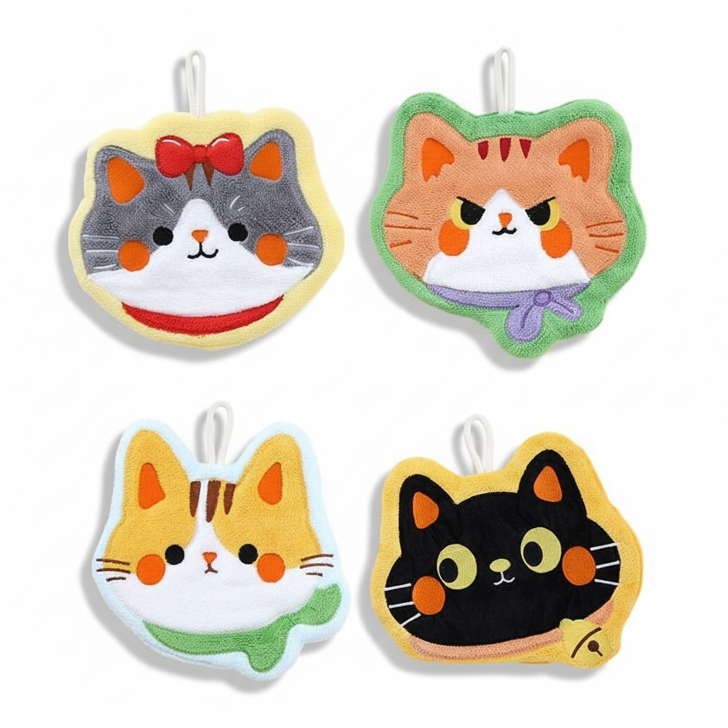 Little Cat Cozy Hand Towel