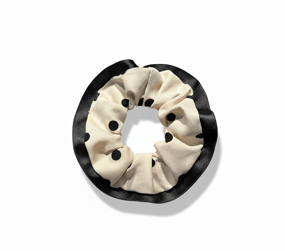 Polka Dot Chic 3-in-1 Hair Ties Set (One of Each)