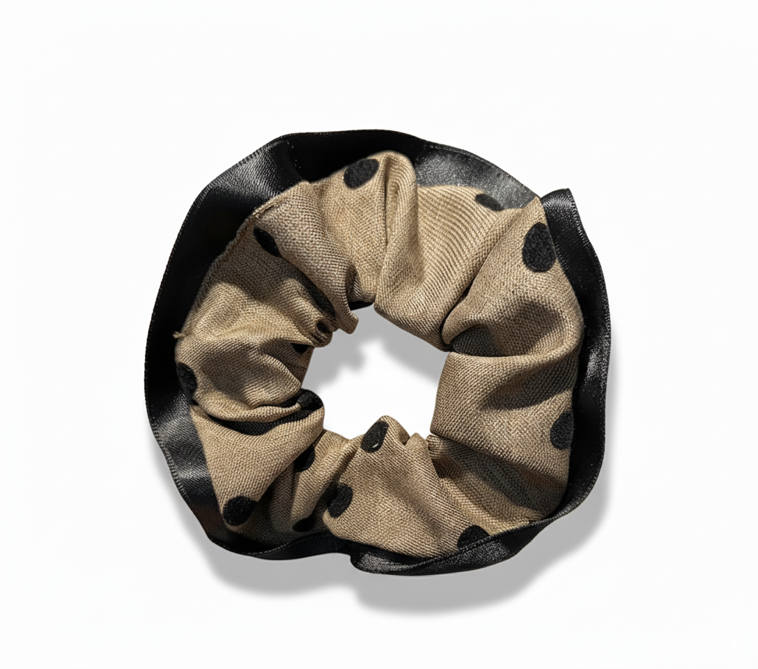 Polka Dot Chic 3-in-1 Hair Ties Set (One of Each)