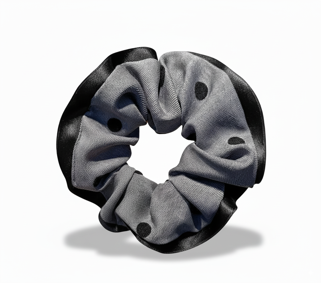 Polka Dot Chic 3-in-1 Hair Ties Set (One of Each)