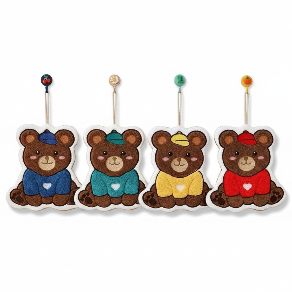 Joyful Bear Cozy Hand Towel