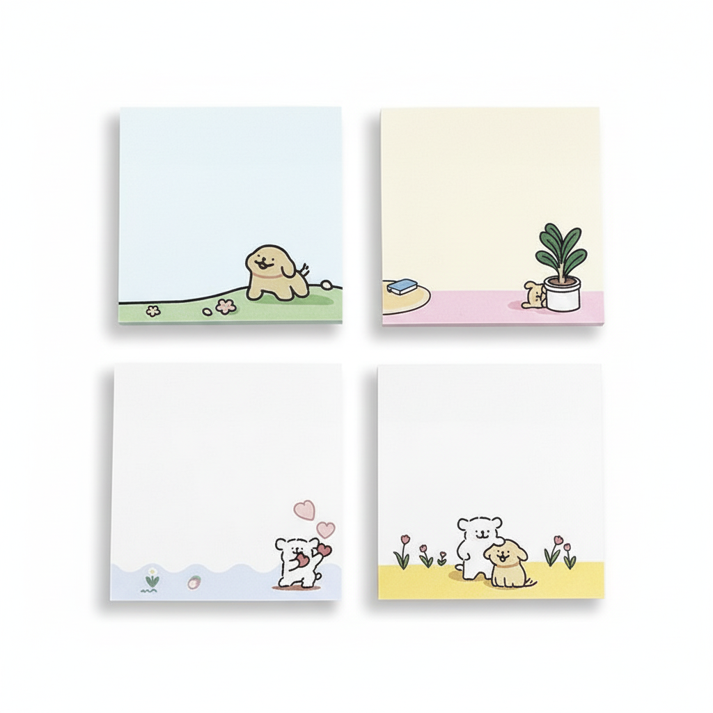 Puppy Sticky Notes