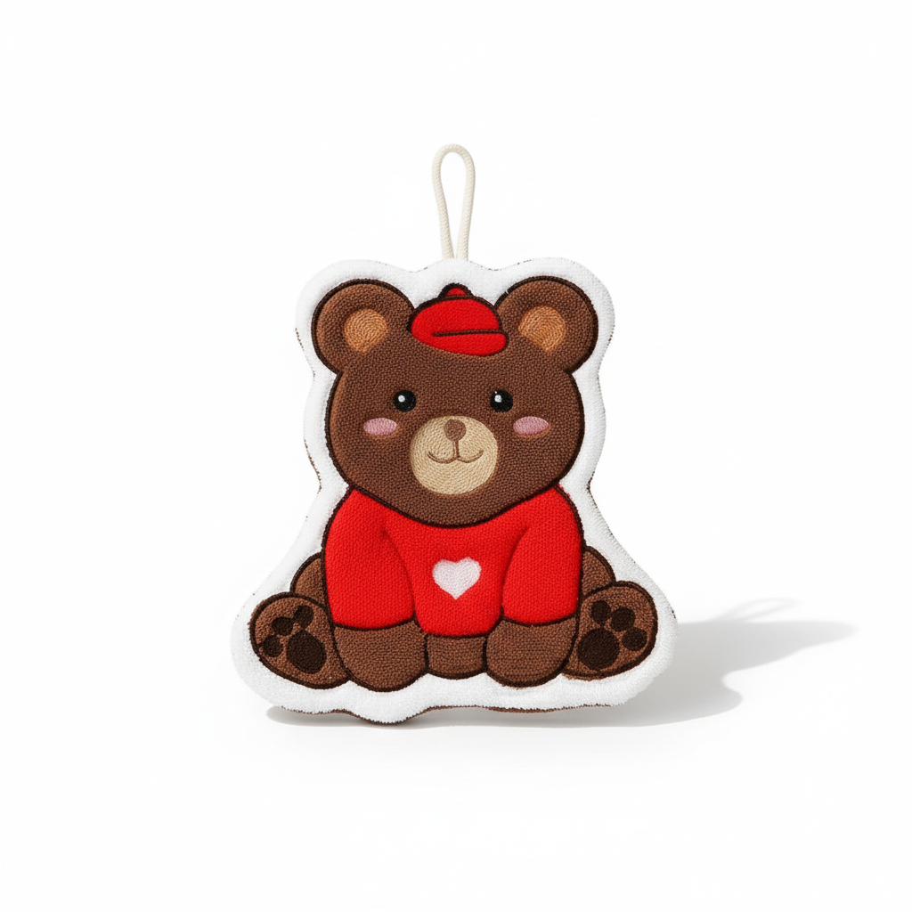 Joyful Bear Cozy Hand Towel