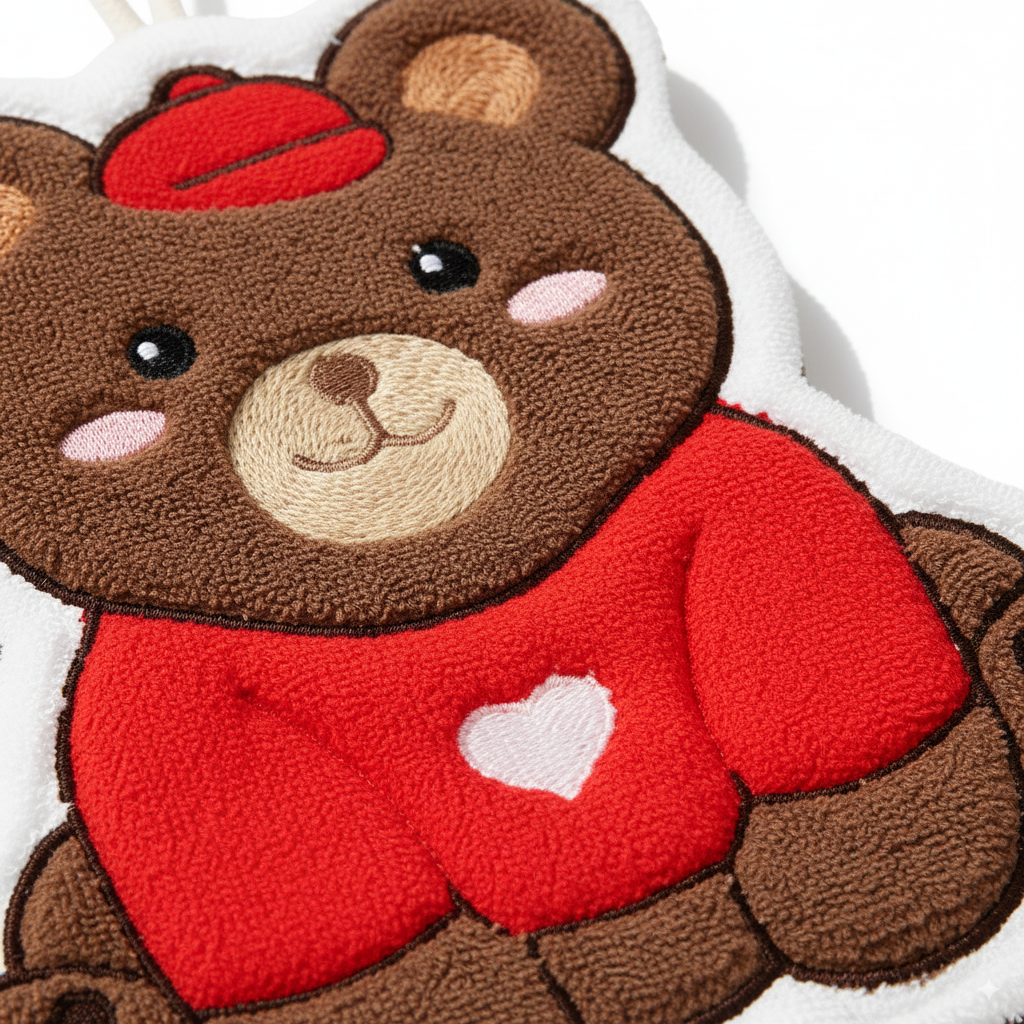 Joyful Bear Cozy Hand Towel