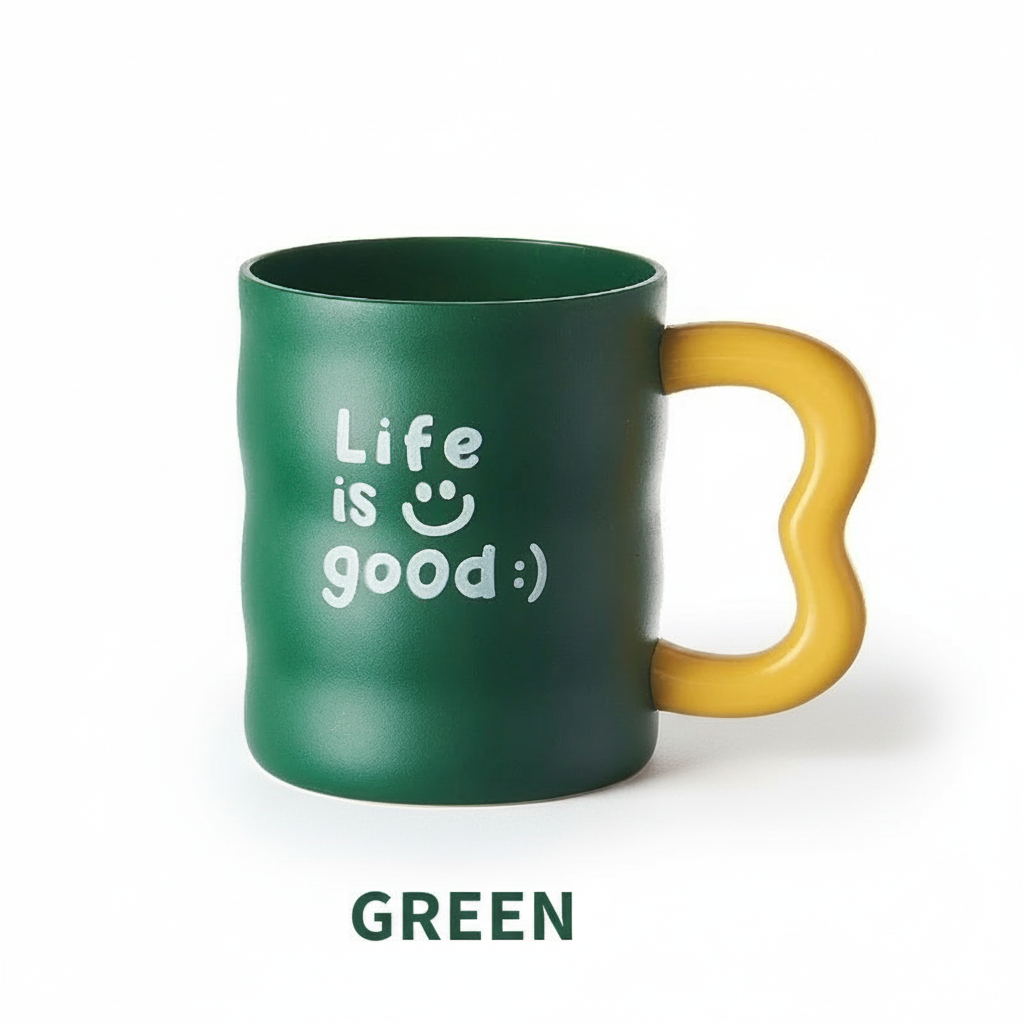 Lovely Aesthetic Letter Bathroom Rinse Cup