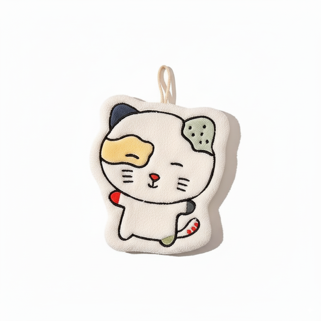 Little Kitty Cozy Hand Towel