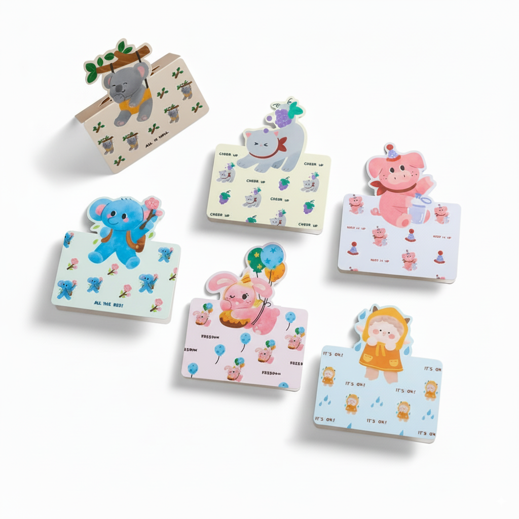 Animal 3D Greeting Cards Set