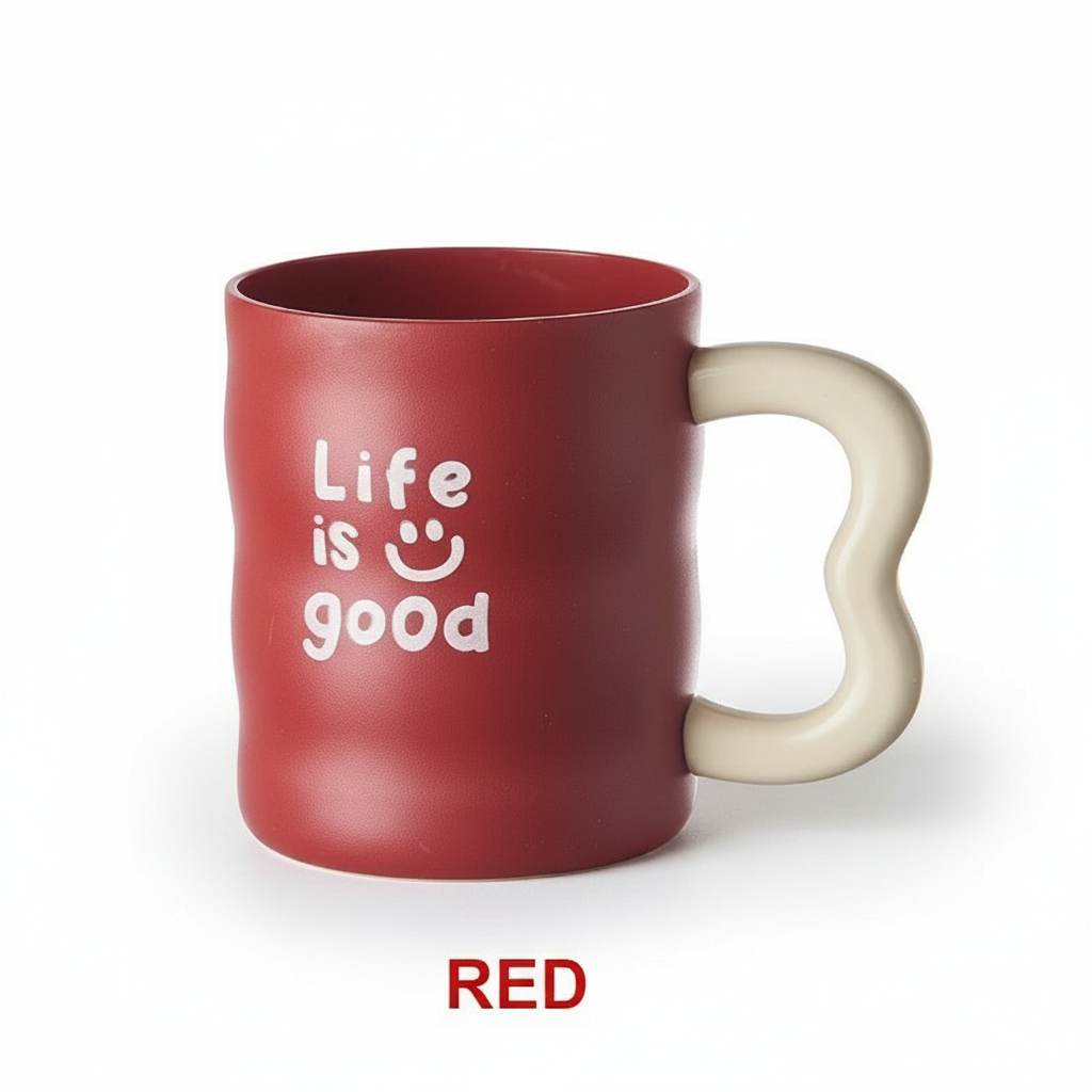 Lovely Aesthetic Letter Bathroom Rinse Cup