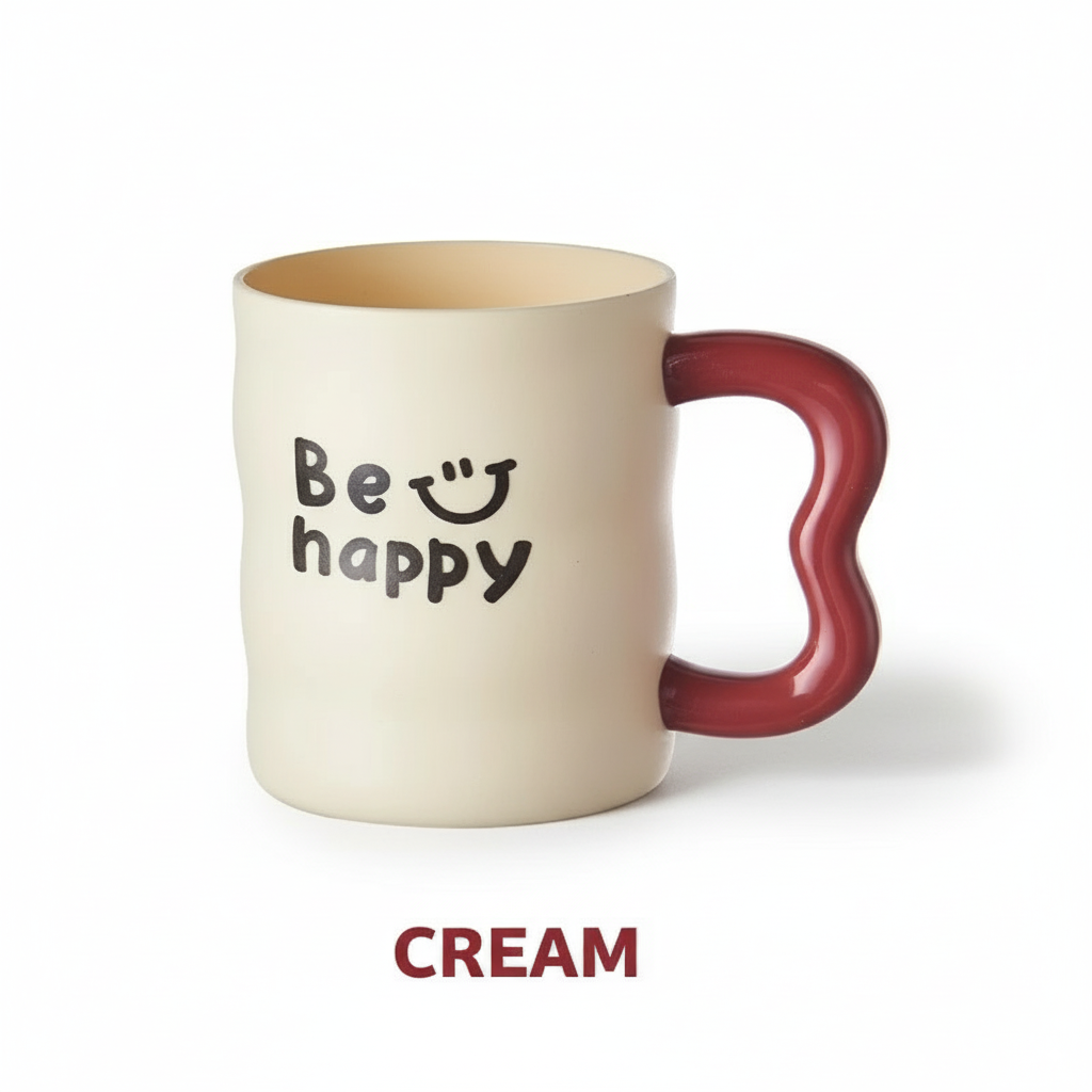 Lovely Aesthetic Letter Bathroom Rinse Cup