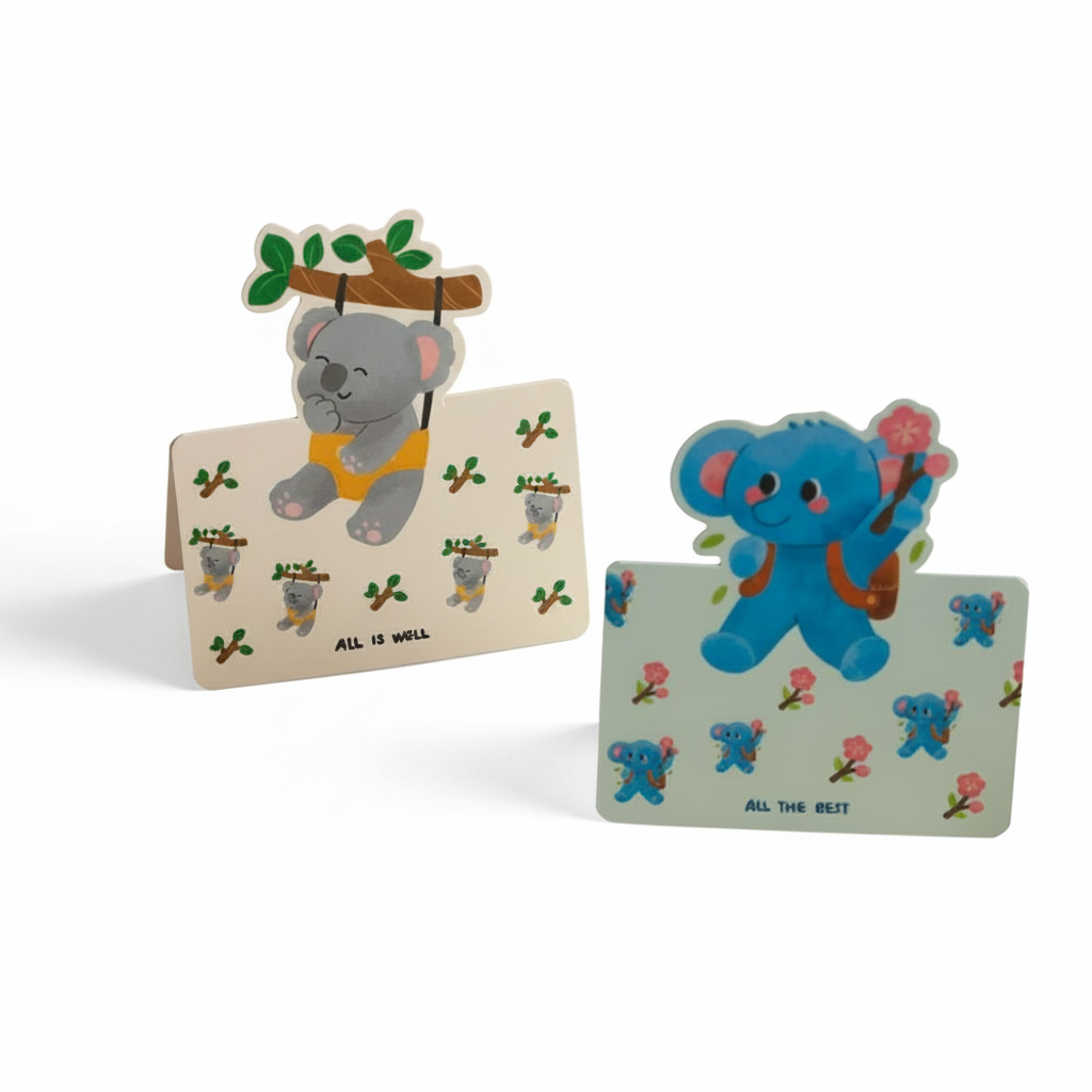 Animal 3D Greeting Cards Set