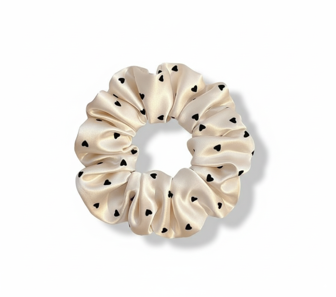 Sweet Heart Dot 3-in-1 Hair Ties Set (One of Each)