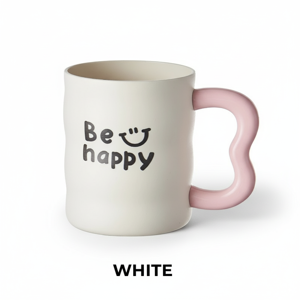 Lovely Aesthetic Letter Bathroom Rinse Cup