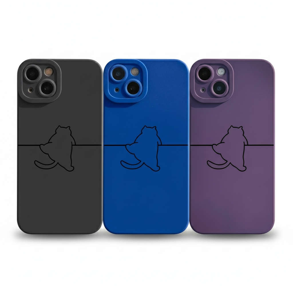 Heavy Cat Soft Phone Case