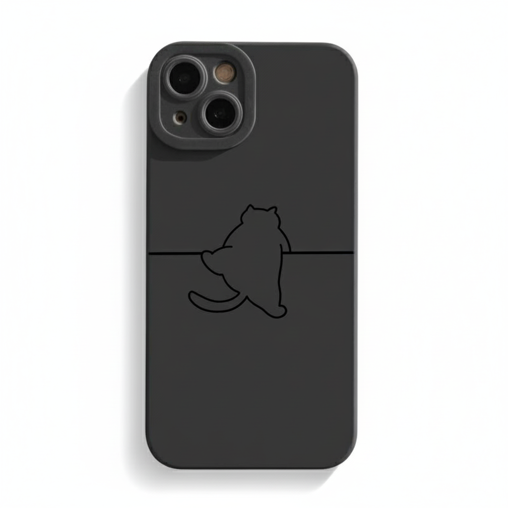 Heavy Cat Soft Phone Case