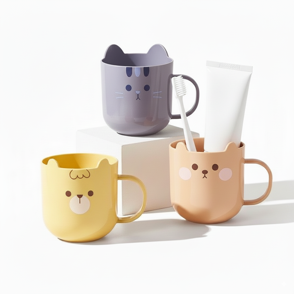 Kitty Cat Bathroom Rinse Cup