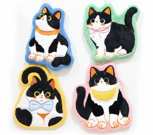 Kitten Cozy Hand Towel