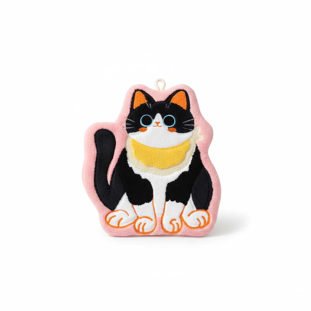 Kitten Cozy Hand Towel