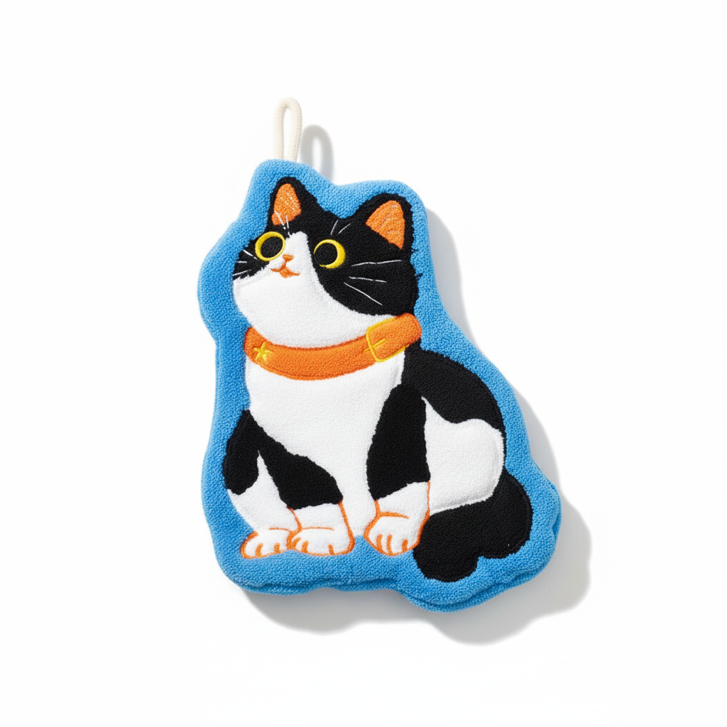 Kitten Cozy Hand Towel