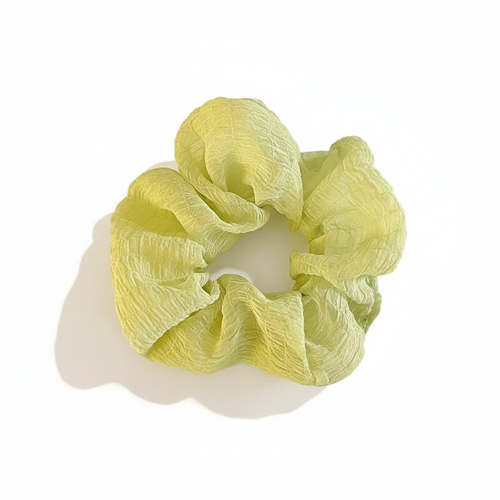 Nature Forest Style Green 3-in-1 Hair Ties Set (One of Each)