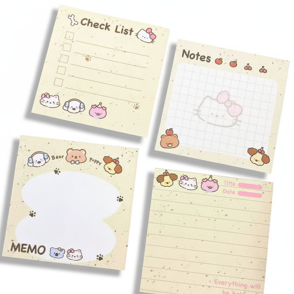 Animal Sticky Notes