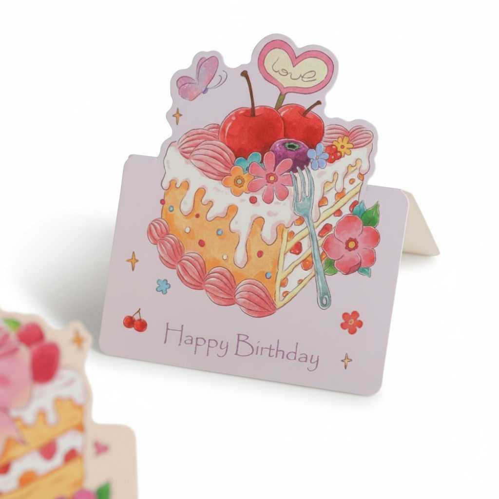 Birthday Cake 3D Greeting Cards Set