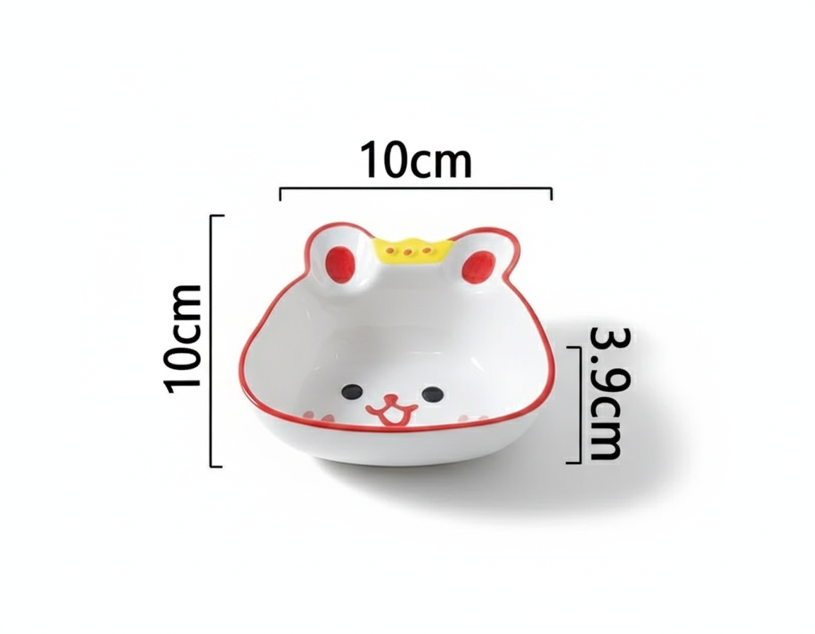 Happy Animal Mini Dipping Dish