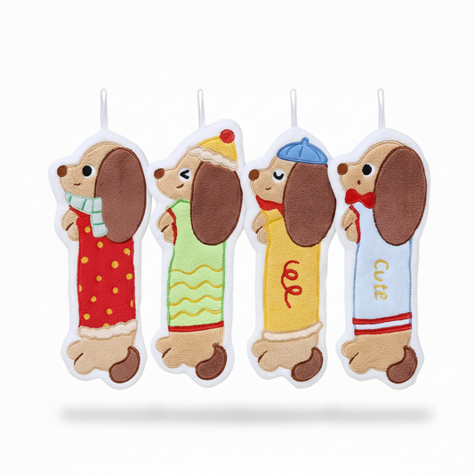 Lovely Dachshund Cozy Hand Towel
