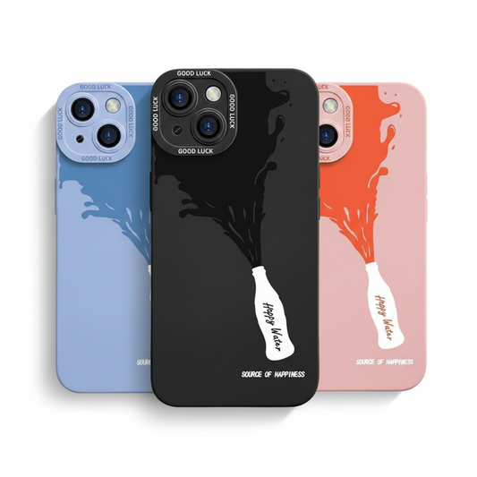 Happy Soda Splash Soft Phone Case