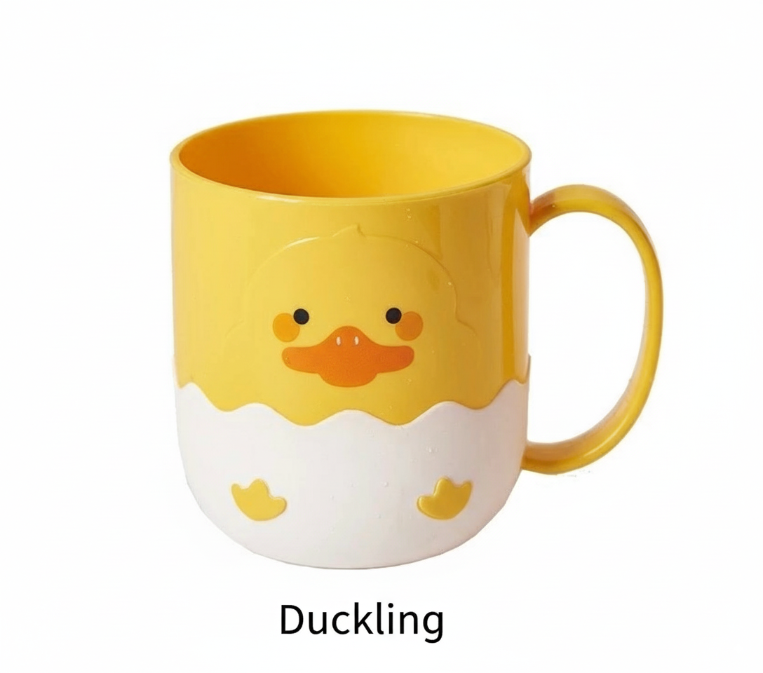 Yellow Chick & Duckling Bathroom Rinse Cup