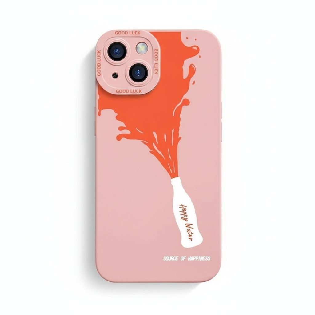 Happy Soda Splash Soft Phone Case