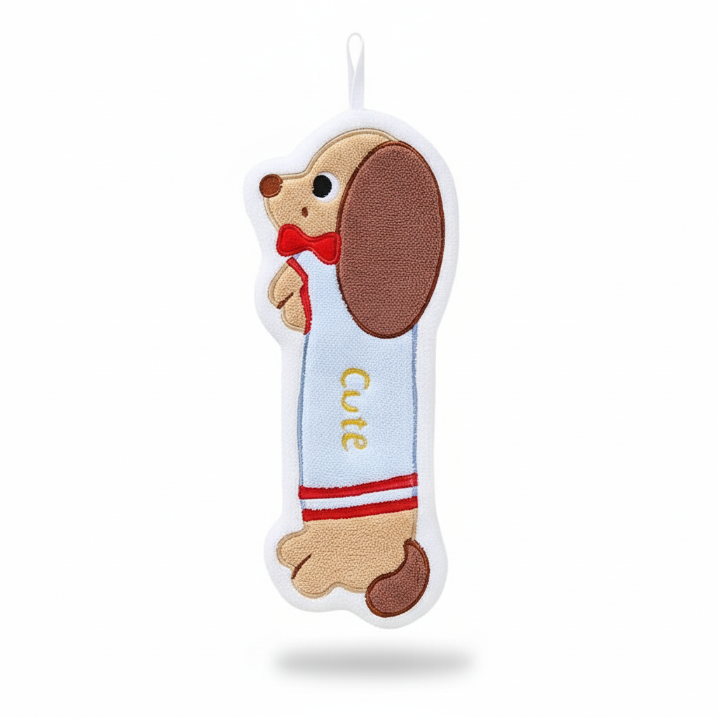 Lovely Dachshund Cozy Hand Towel